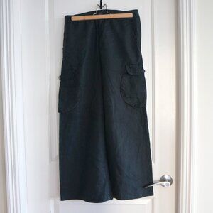 100% Ramie linen palazzo pants